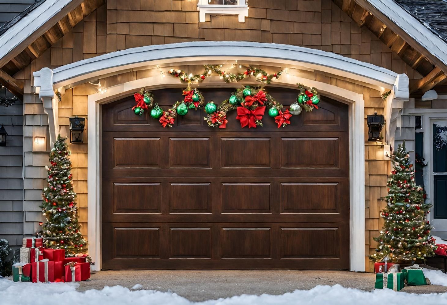 Deck the Doors Festive Garage Door Decoration Ideas for Christmas