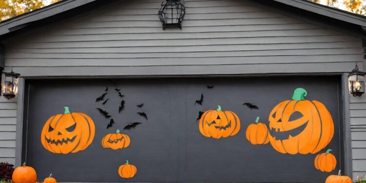 Garage Door Decorations for Halloween to Haunt Your Neighborhood
