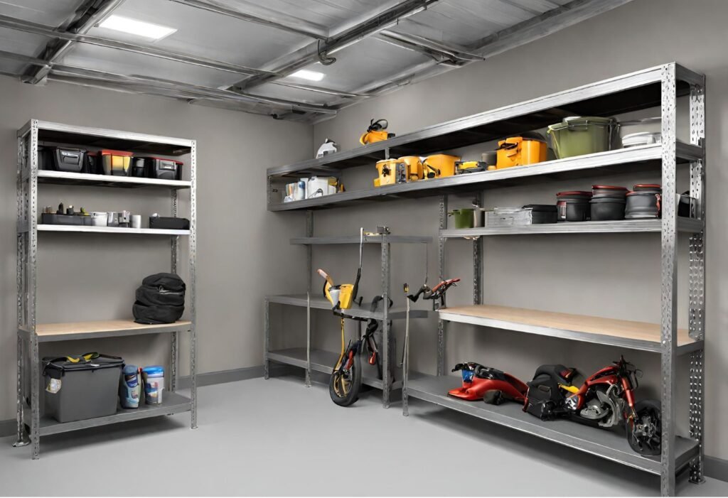 Metal Garage Shelving Options - Variety of Finishes