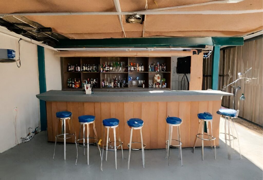 open garage bar