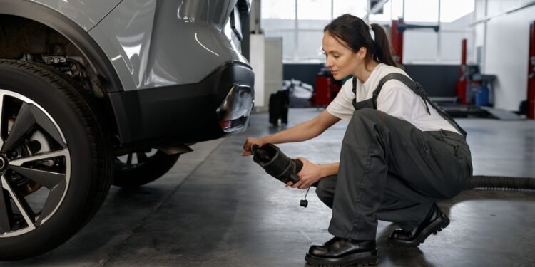 Professional garage exhaust hose