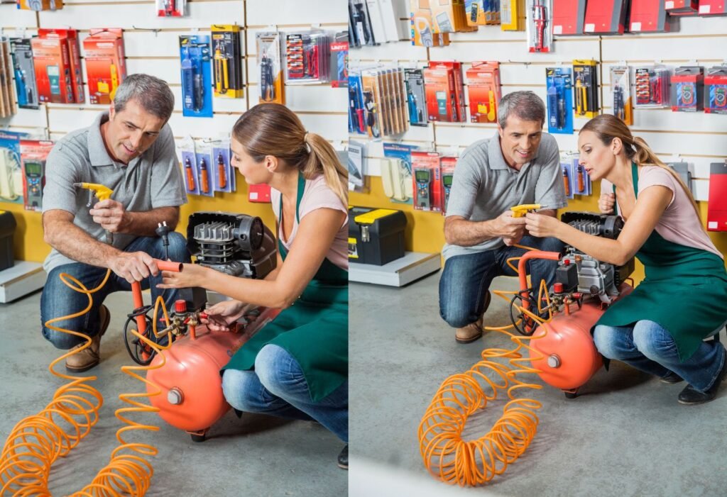 air compressor testing before purchase