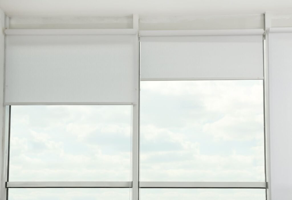 roller shades for garage windows